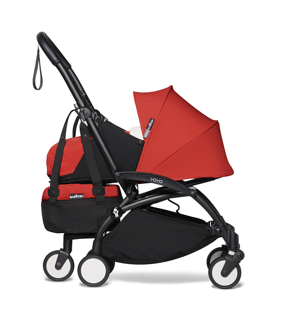 YOYO 0+ 初生睡籃, 紅色, mainview 圖庫圖像 4